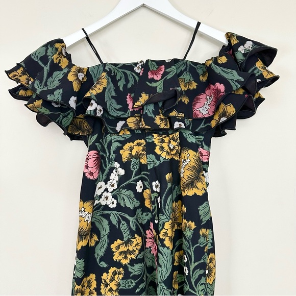 C/Meo Immerse Midi Dress in black floral - Picture 10 of 16